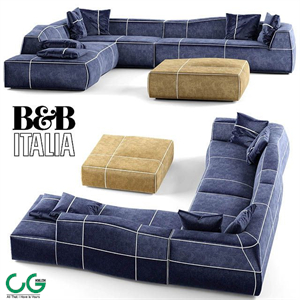 BB-Italia-Bend-Modular-Sofa-3D-Model